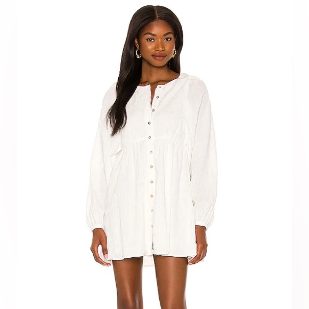 Mejorelle Kimmie Mini Dress in Natural size S bridal